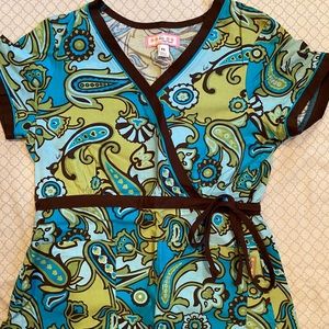 Koi scrub top